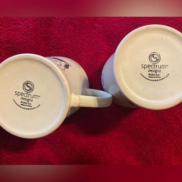 Spectrum Designz Pair 17oz French Bulldog Mugs French Kisses Classy & Sassy NWT - Picture 2 of 10